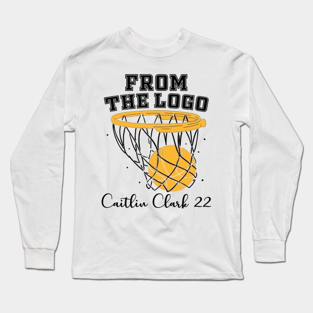 from the logo Caitlin Clark 22 Long Sleeve T-Shirt by Folke Fan Cv